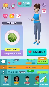 Bebé e Mãe 3D - Gravidez