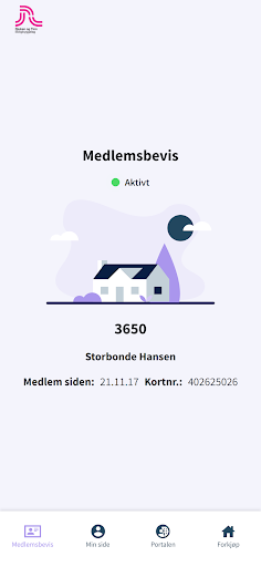 Android application Rjukan og Tinn Boligbyggelag screenshort