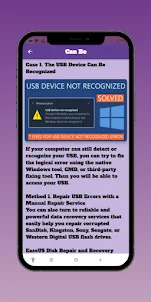 USB Drive Format Repair Guide