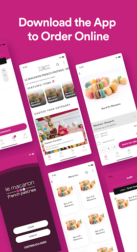 Android application Le Macaron HSV AL Ordering screenshort
