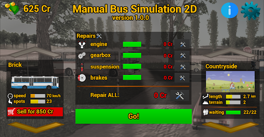 Manual Bus Simulation 2D