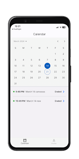 Android application Cango screenshort