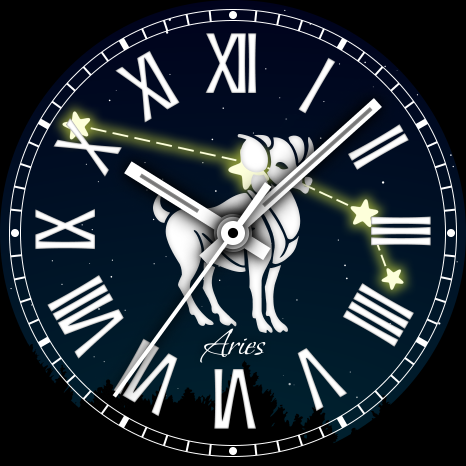 CELEST1530 Zodiac Watch Face