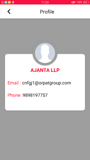 Orpat CNF App Screen 3
