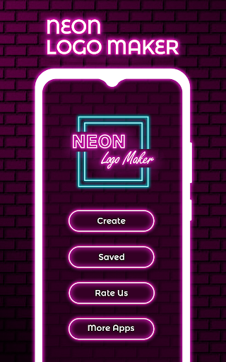 Android application Neon Logo Maker – Neon Signs screenshort