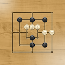 Nine men's Morris - Mills - Free online board game icon