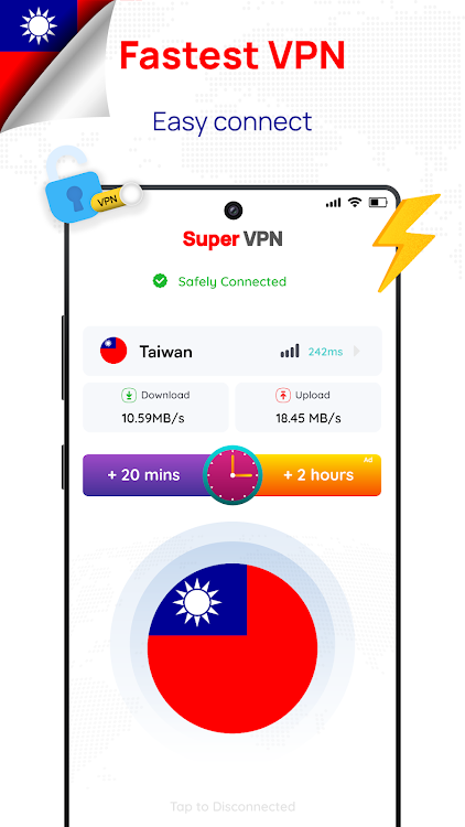 Taiwan VPN: Get Taiwan IP - New - (Android)