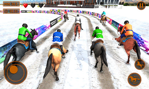 Mounted Horse Racing Games Screen 3
