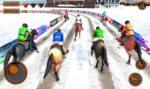 Mounted Horse Racing Games 3