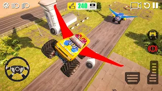 Real Flying Truck Simulator 3D - Screenshot 1