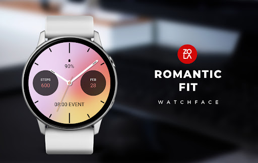 Android application Romantic Fit Watch Face screenshort