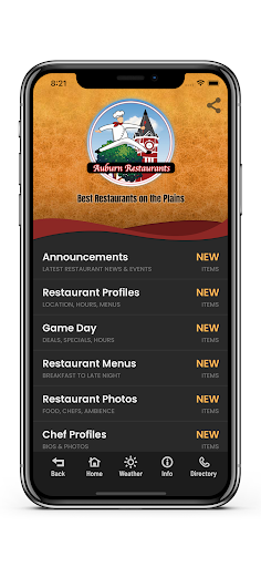 Auburn Restaurants Screen 2