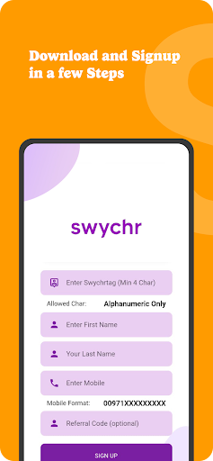 Android application Swychr - Switch Your Money screenshort