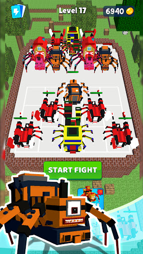 Spider Train: Craft Merge Screen 3