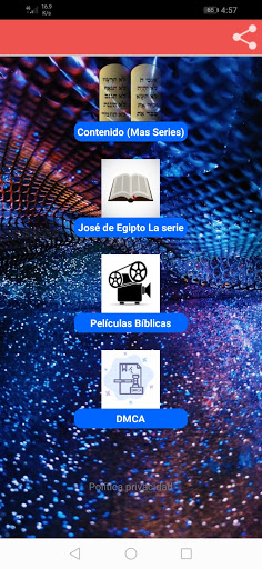 Android application José de Egipto screenshort