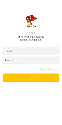 Android application Love To Eat for Restaurants screenshort