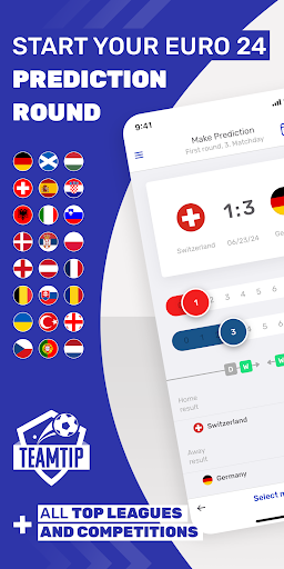 Android application TEAMTIP - Your Predictor Game screenshort