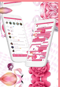 Tema Chat Pink & Wallpaper
