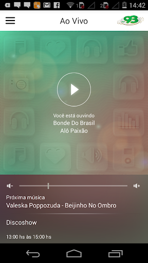 Android application FM 93 screenshort