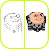 How to Draw Despicable Me Gru icon