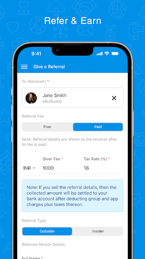 NetPal Global Referral Network Screen 3