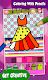 screenshot of Dresses Coloring Book Glitter