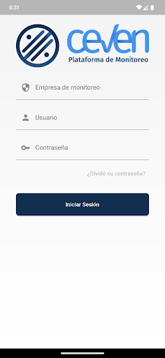 Android application Ceven Alarmas screenshort
