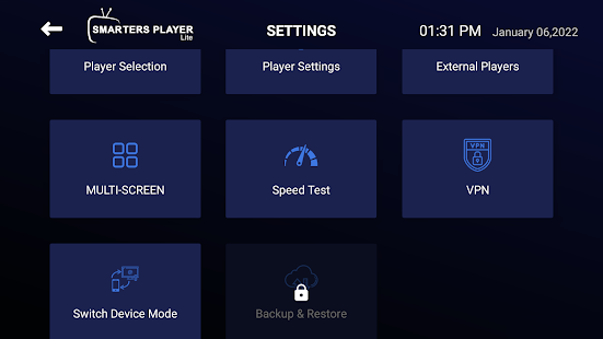 Smarters Player Lite Screenshot
