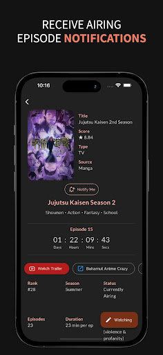 Animenetic Anime Countdown