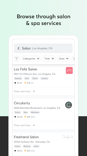 Screenshot of Mindbody: Fitness & Wellness