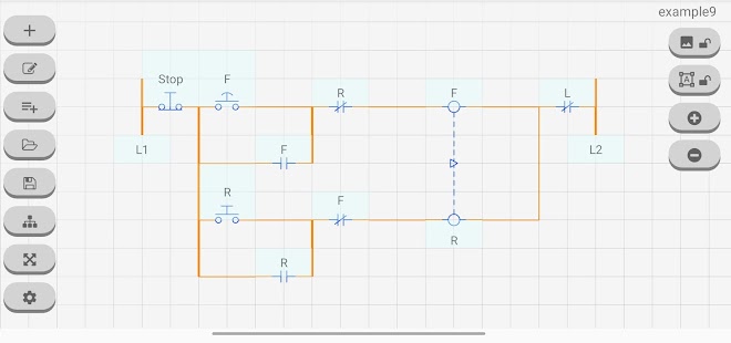 Enkeltråd - Elektriske diagrammer Skjermbilde