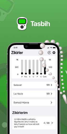Android application Tasbih: Smart Dhikr Counter screenshort