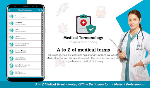 Android application Medical Terminology screenshort