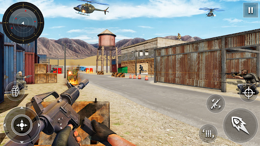Android application FPS Commando 3D: Shooter Games screenshort