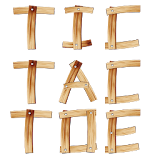 Tic Tac Toe Wooden icon
