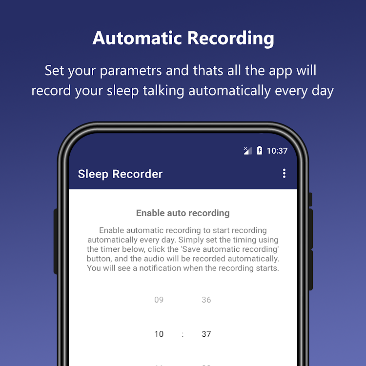 Sleep recorder - 1.0.9 - (Android)