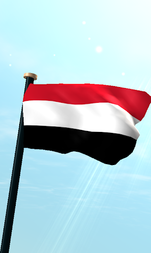 Android application Yemen Flag 3D Free Wallpaper screenshort