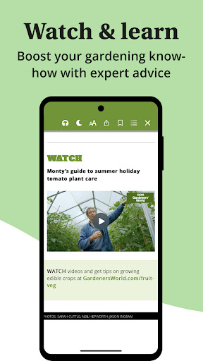 Screenshot of BBC Gardeners' World Magazine