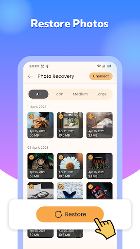 Photo Restore - File Recovery Screen 3