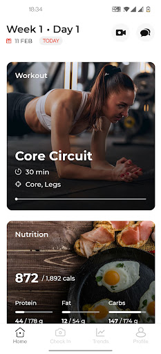 GrabbingFit Screen 2