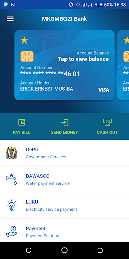 Android application Mkombozi Mobile App screenshort