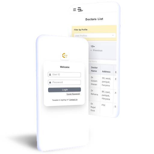 Android application DCR - Daily Call Report screenshort
