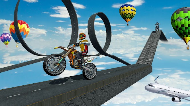 #4. Impossible Bike Ramp Stunts (Android) By: Mob 3D Gamers