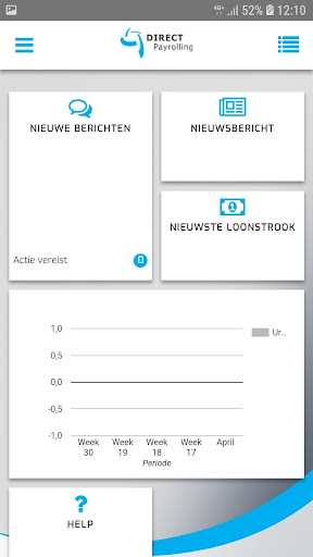 Android application Mijn DP screenshort
