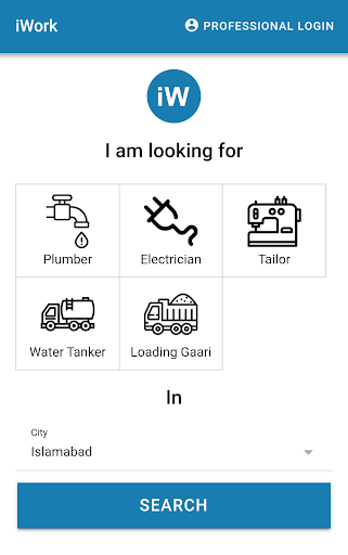 Android application iWork screenshort