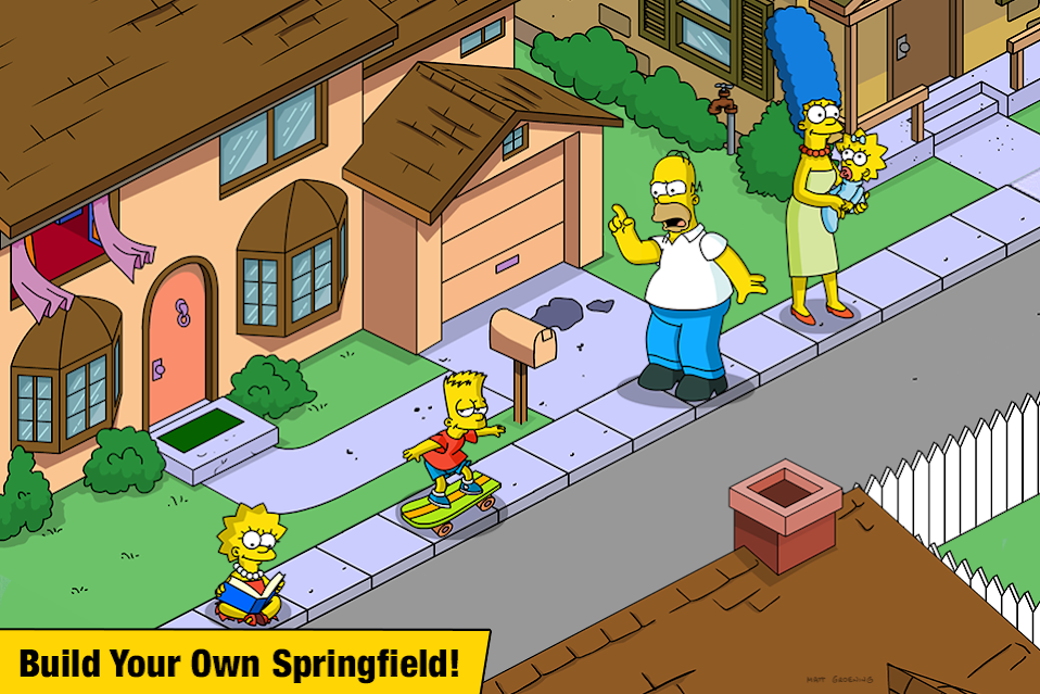 لعبة The Simpsons™: Tapped Out مهكرة للاندرويد احدث اصدار 4.50.5 [تسوق مجاني]