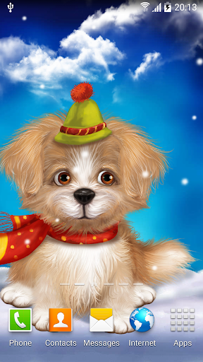 Cute Puppy Live Wallpaper Screen 3