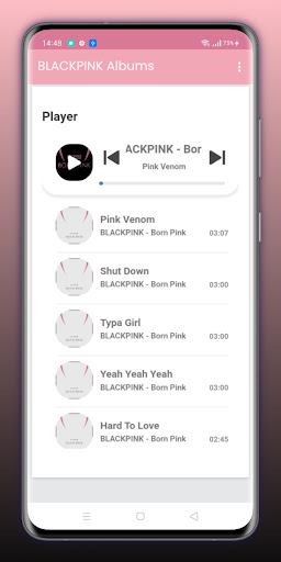 Android application BLACKPINK Albums screenshort