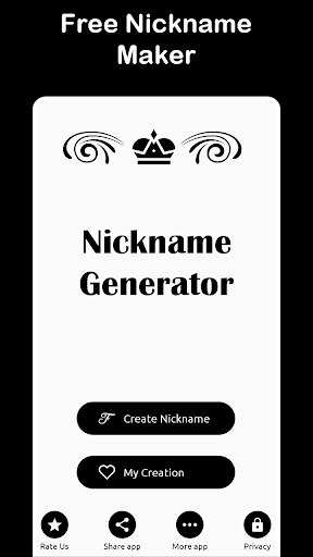 Android application Nickname App: FF Name Style screenshort