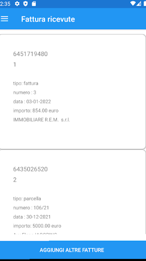 Android application CheckSdI screenshort